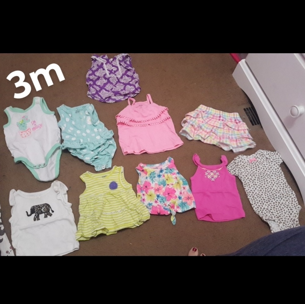 3m baby girl tops